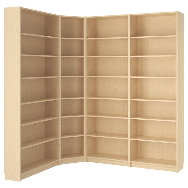 Billy Bookcase Birch Veneer 84 5 8 53 1 8x11x93 1 4 Ikea