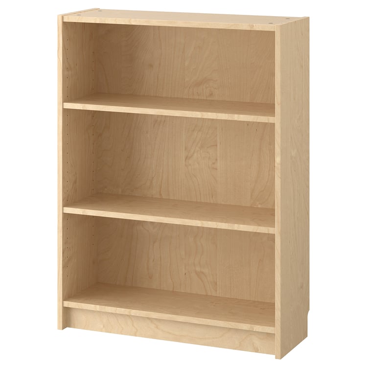 BILLY bookcase, birch veneer, 311/2x11x413/4" IKEA
