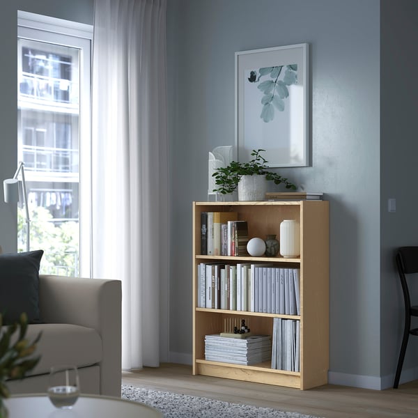 BILLY bookcase, birch veneer, 311/2x11x413/4" IKEA