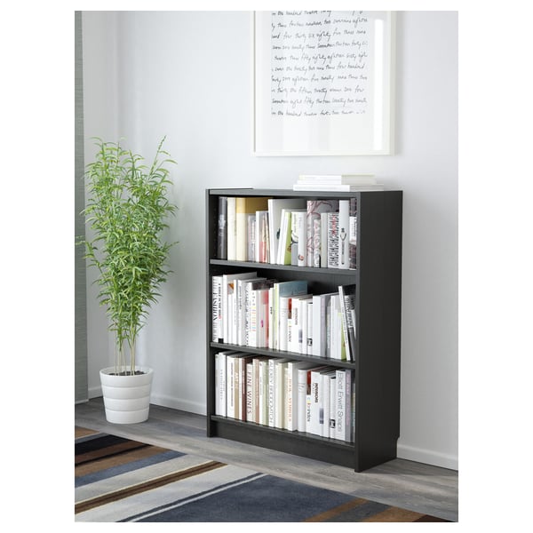 BILLY Bookcase, blackbrown, 311/2x11x413/4" IKEA