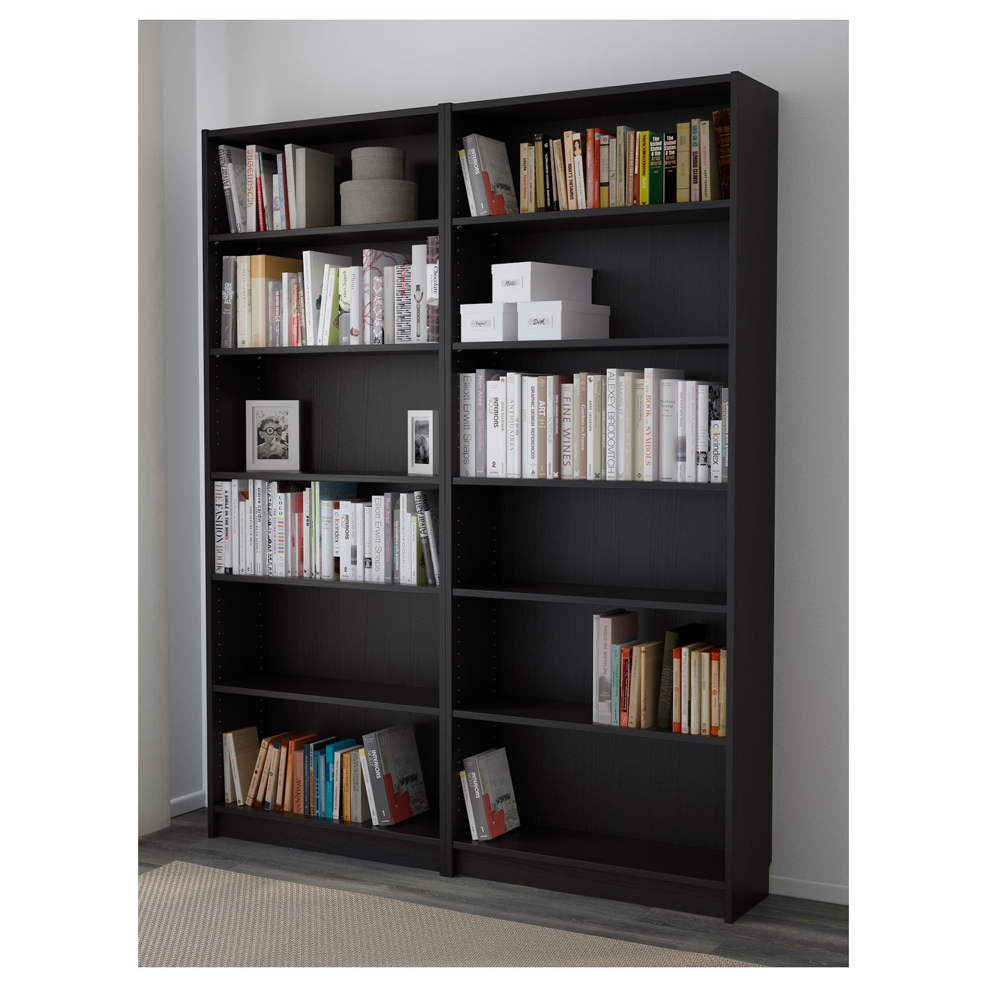 Billy Bookcase Black Brown 63x11x79 1 2 Ikea