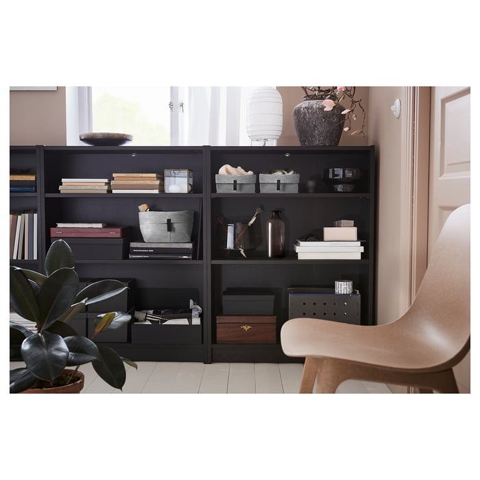 BILLY Bookcase, blackbrown, 311/2x11x413/4" IKEA