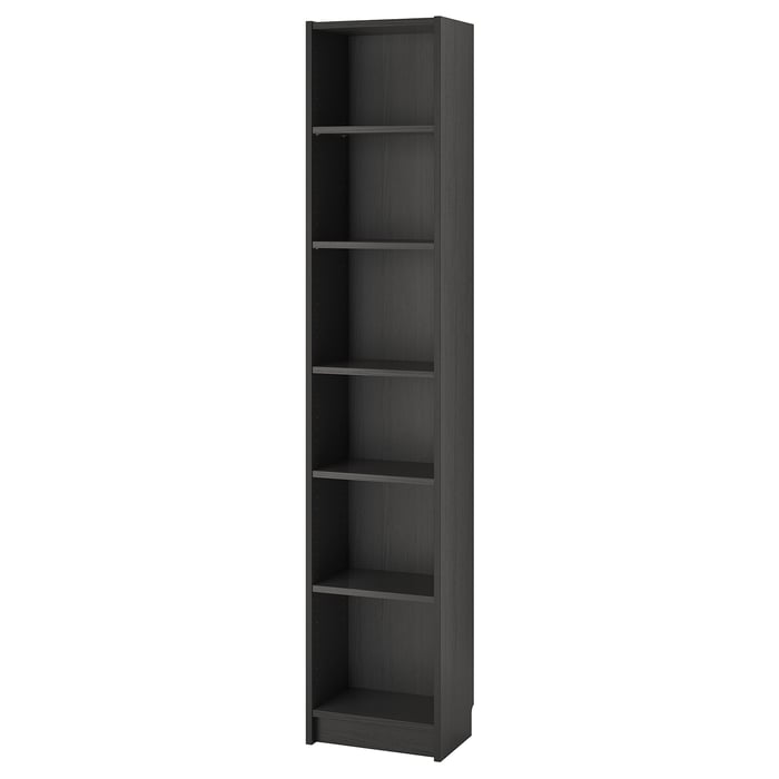 BILLY Bookcase, blackbrown, 153/4x11x791/2" IKEA