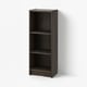 BILLY Bookcase, dark-brown oak effect, 15 3/4x11x41 3/4 "