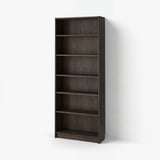 BILLY Bookcase, dark-brown oak effect, 31 1/2x11x79 1/2 "