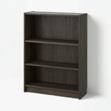 BILLY Bookcase, dark-brown oak effect, 31 1/2x11x41 3/4 "