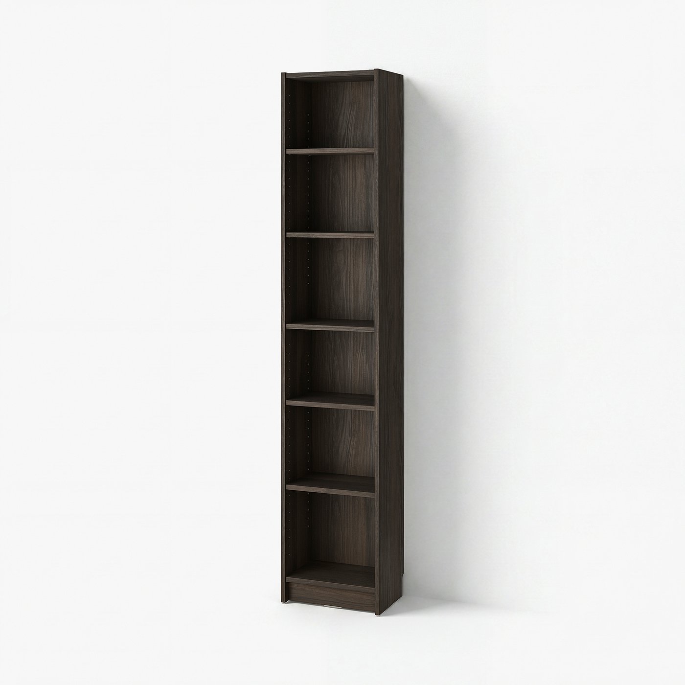 BILLY bookcase, dark-brown oak effect, 153/4x11x791/2