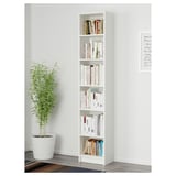 BILLY Bookcase, white, 15 3/4x11x79 1/2 "