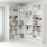 BILLY Bookcase, white, 84 5/8/53 1/8x11x93 1/4 "