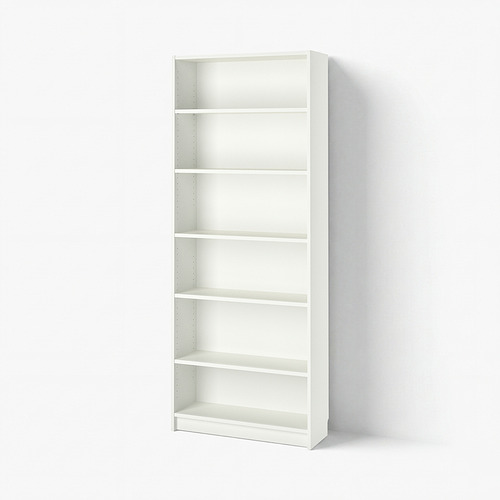 BILLY Bookcase, white, 31 1/2x11x79 1/2 "