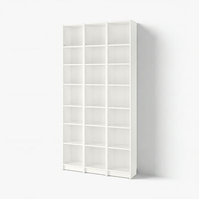 BILLY Bookcase, white, 47 1/4x11x93 1/4 "