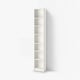 BILLY Bookcase, white, 15 3/4x11x93 1/4 "