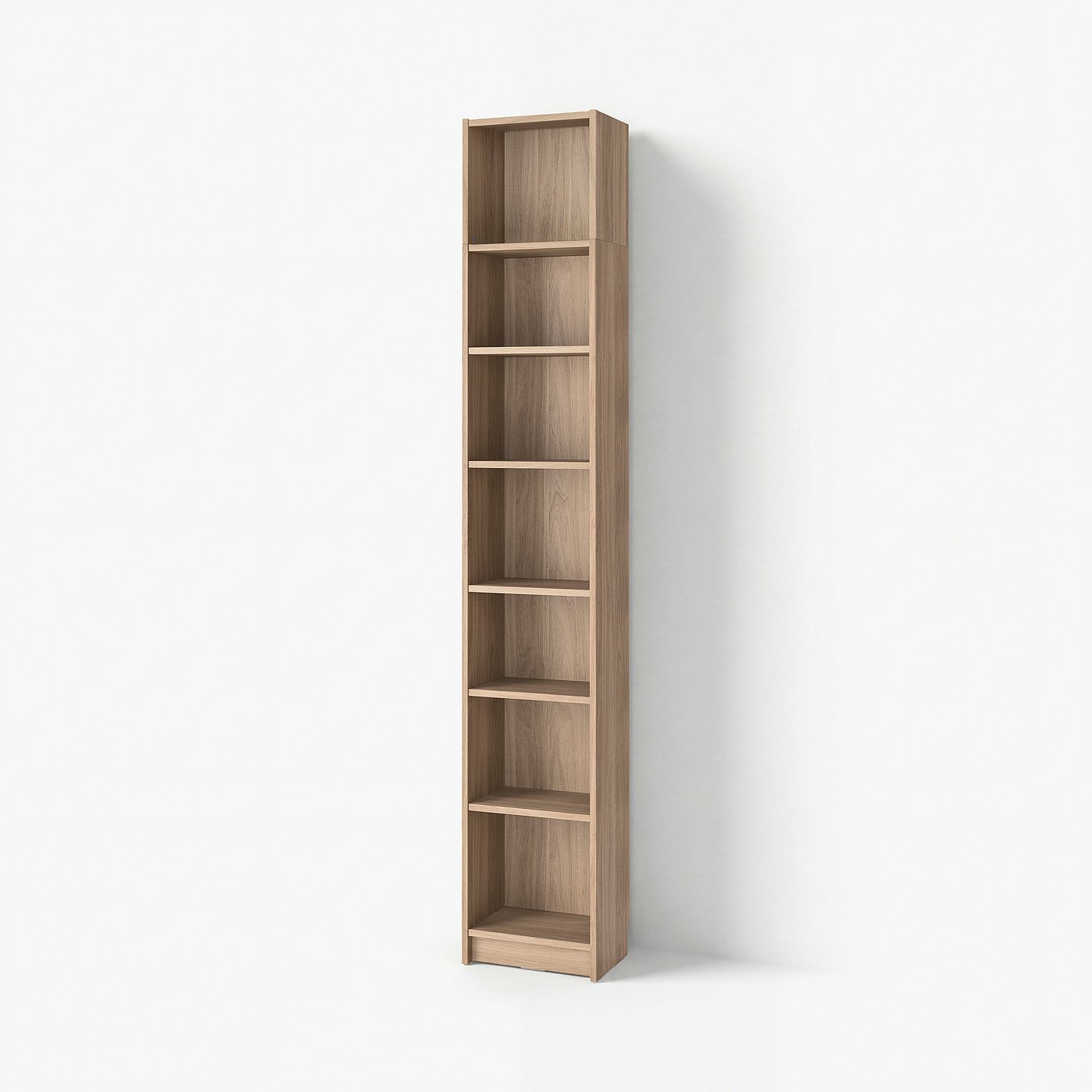 BILLY bookcase with height extension unit, oak effect, 153
