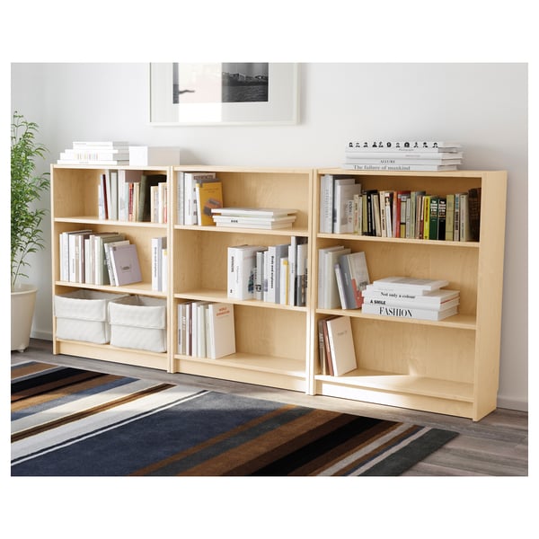 BILLY Bookcase birch veneer IKEA