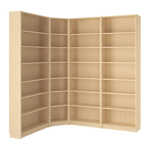 BILLY Bookcase birch veneer IKEA