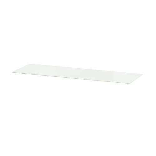 BILLY Extra shelf, glass, 30x10 "