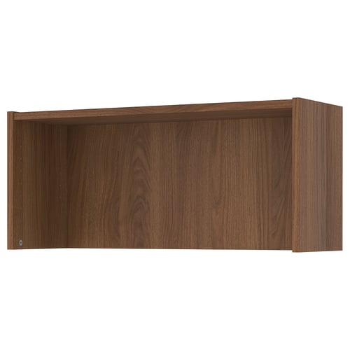 BILLY bookcase extension in brown, particleboard with vertical storage space.