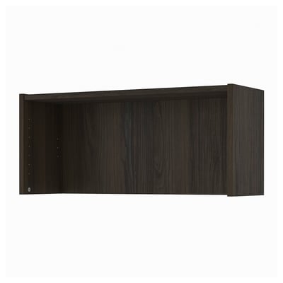 BILLY Height extension unit, dark brown oak effect, 32x11x14"