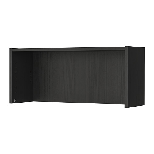 BILLY Height extension unit blackbrown, 32x11x14" IKEA