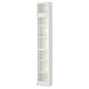 BILLY / OXBERG Bookcase with glass-door, white/glass, 15 3/4x11 3/4x93 1/4 "