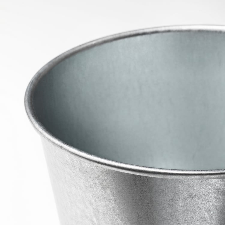 BINTJE plant pot, galvanized, 4 ¼" - IKEA