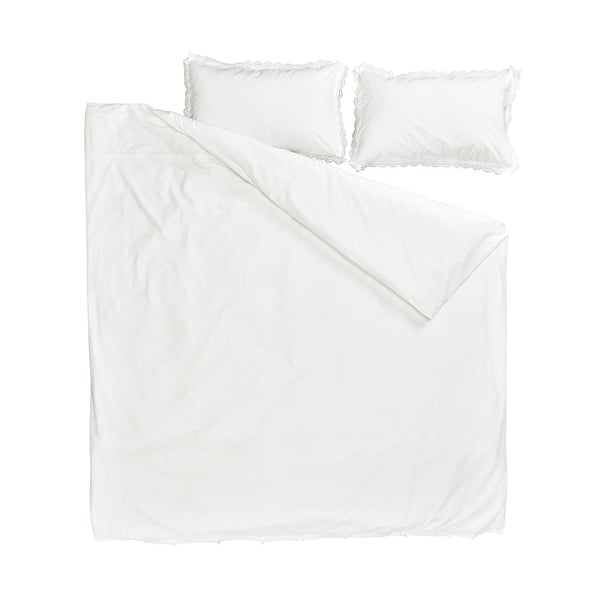 BIRGITTARÖNN Duvet cover and pillowcase(s), white, King