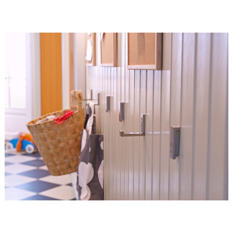 BJÄRNUM Folding hook, aluminum IKEA