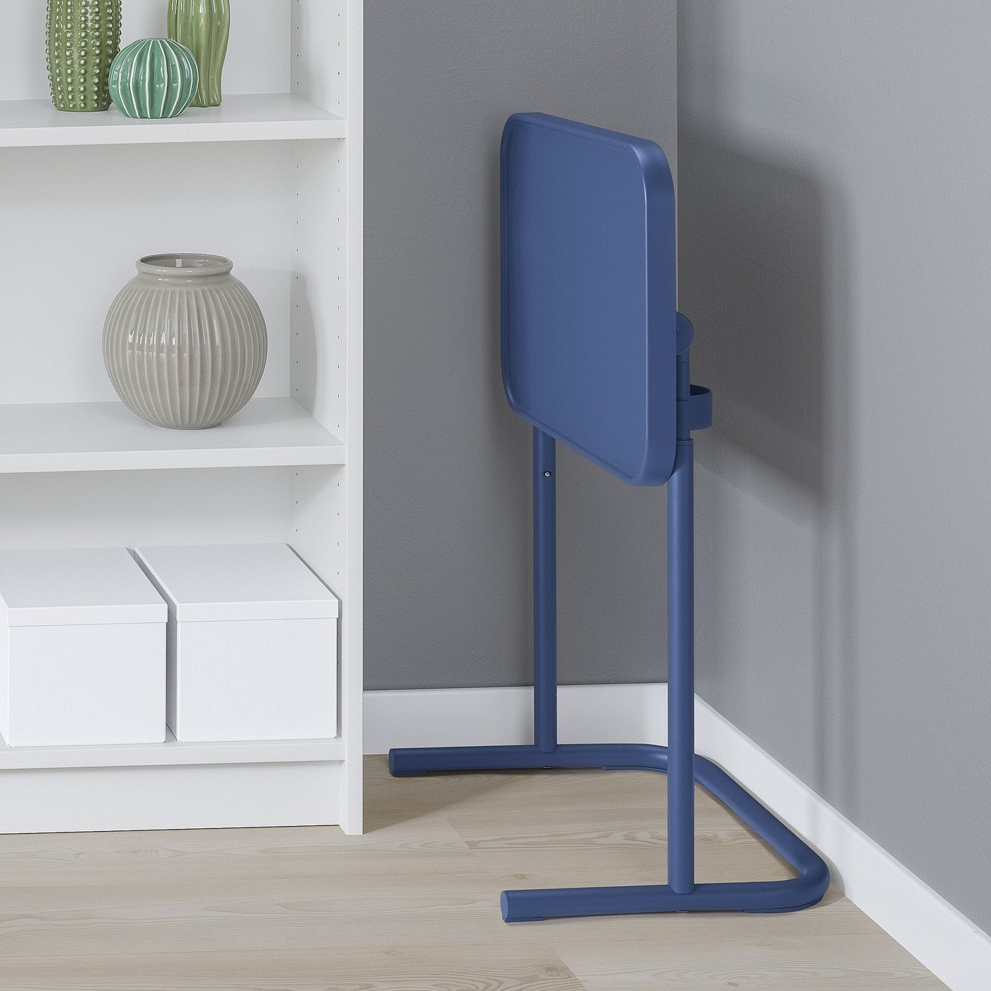 BJÖRKÅSEN laptop stand, blue - IKEA