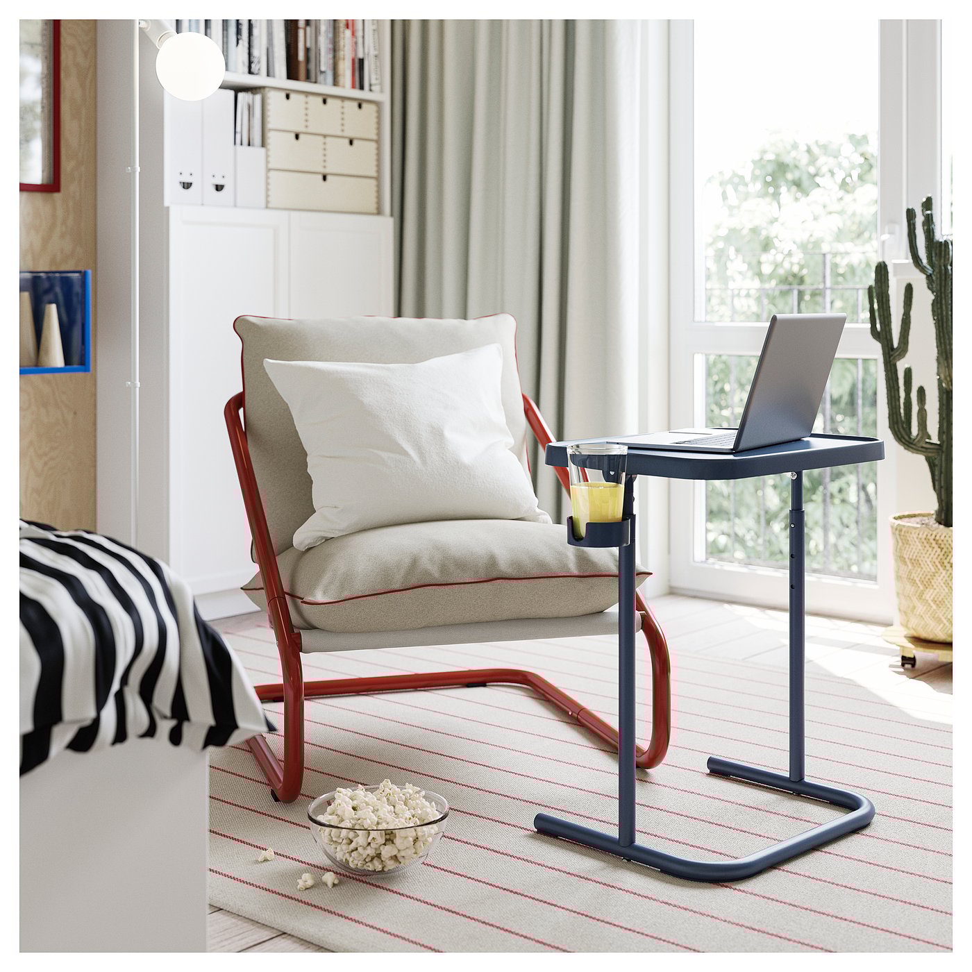 IKEA ビョルコーセン ラップトップスタンド BJÖRKÅSEN laptop stand, blue - IKEA