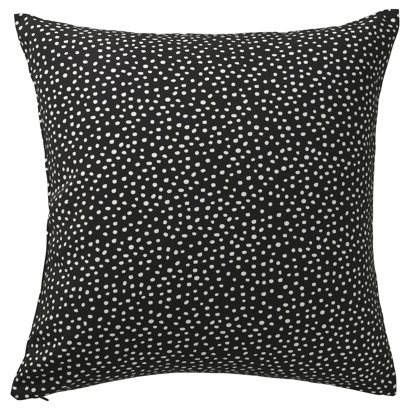 BJÖRKGRÅMAL Cushion cover, black/white, 20x20 "