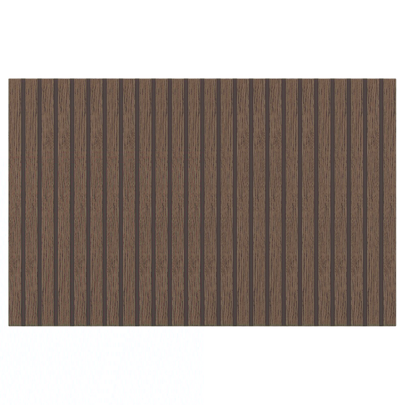 BJÖRKÖVIKEN door/drawer front, brown stained oak veneer, 231/2x15