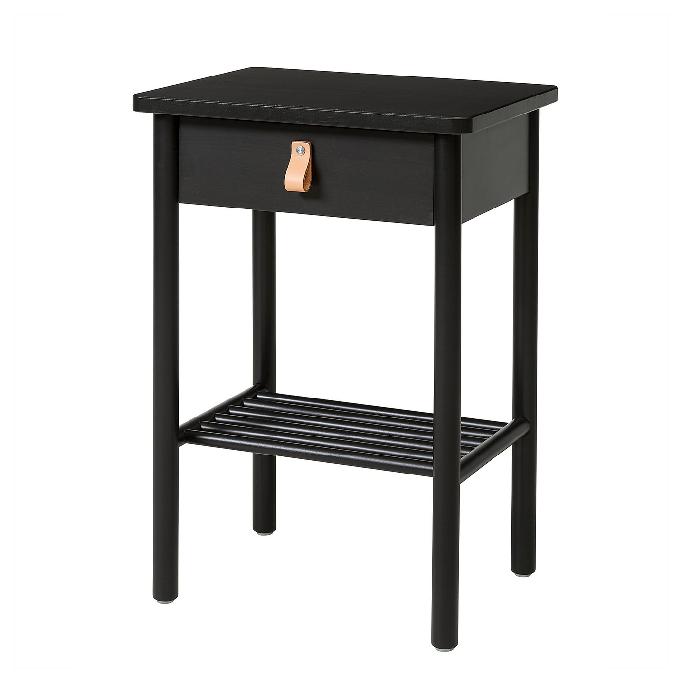 Bjorksnas Nightstand Black Ikea