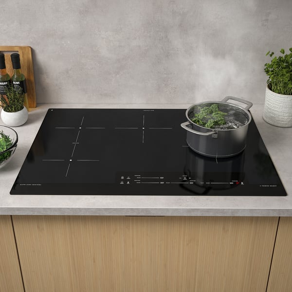 BLACKSTAD Induction cooktop, black, 30 - IKEA