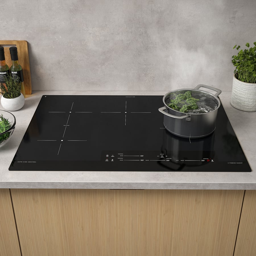 BLACKSTAD induction cooktop, black, 30" IKEA