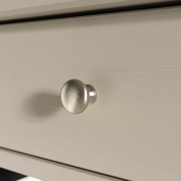 BLÄSTÅSEN Nightstand, gray-beige, 19 5/8x14 5/8x29 7/8 "