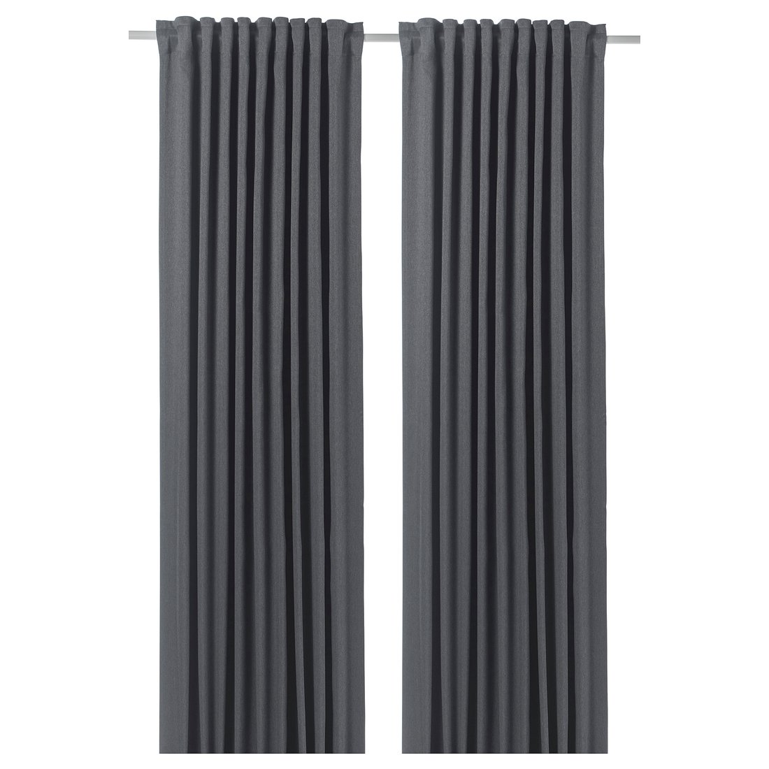 BLÅHUVA Blackout curtains, 1 pair, brownred, 57x98" IKEA