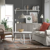 BLÅLJUS Rug, flatwoven, handwoven natural/gray/brown check, 6 ' 7 "x9 ' 10 "