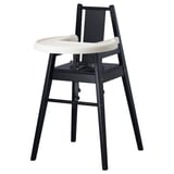 BLÅMES High chair with tray, black