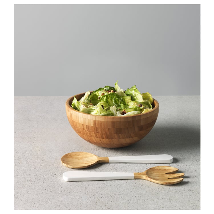 BLANDA MATT serving bowl, bamboo, 11" IKEA