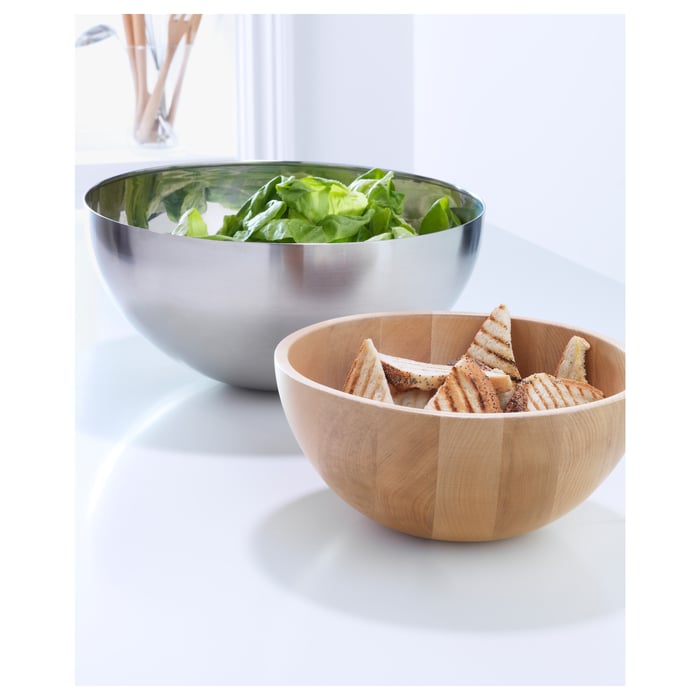 BLANDA MATT serving bowl, bamboo, 8" IKEA