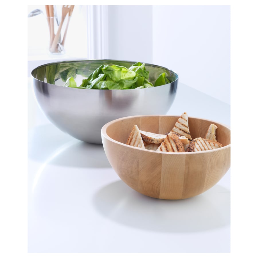 BLANDA MATT serving bowl, bamboo, 8" IKEA