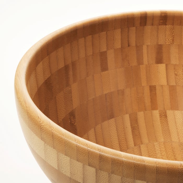 BLANDA MATT serving bowl, bamboo, 11" IKEA
