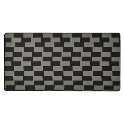 BLÅSKATA Gaming mouse pad, black/gray patterned, 15 3/4x31 1/2 "