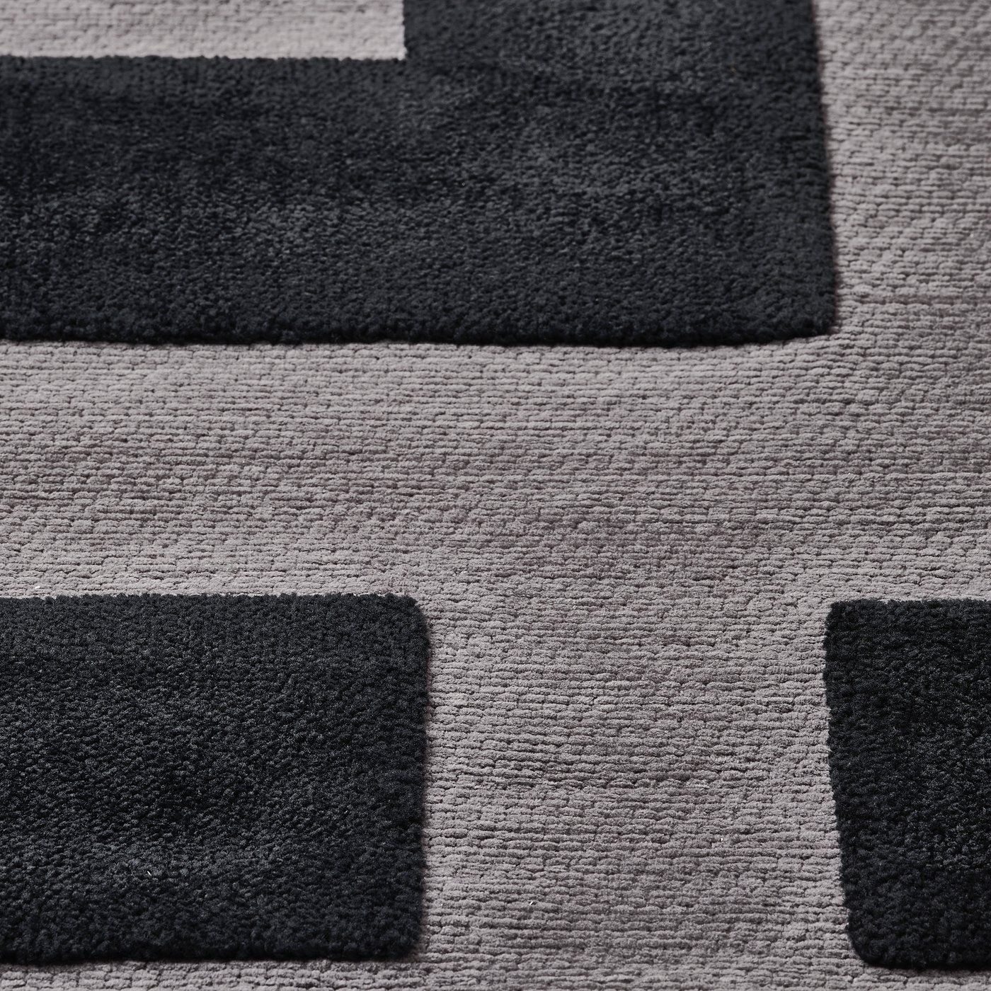 BLÅSKATA rug, black/gray, 41x63