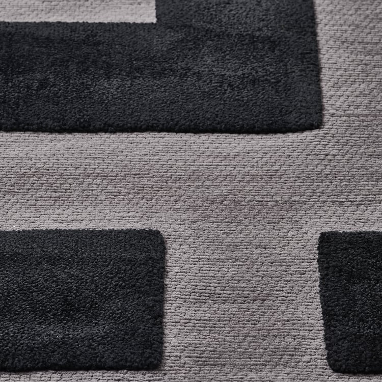 BLÅSKATA rug, black/gray, 41x63" - IKEA US