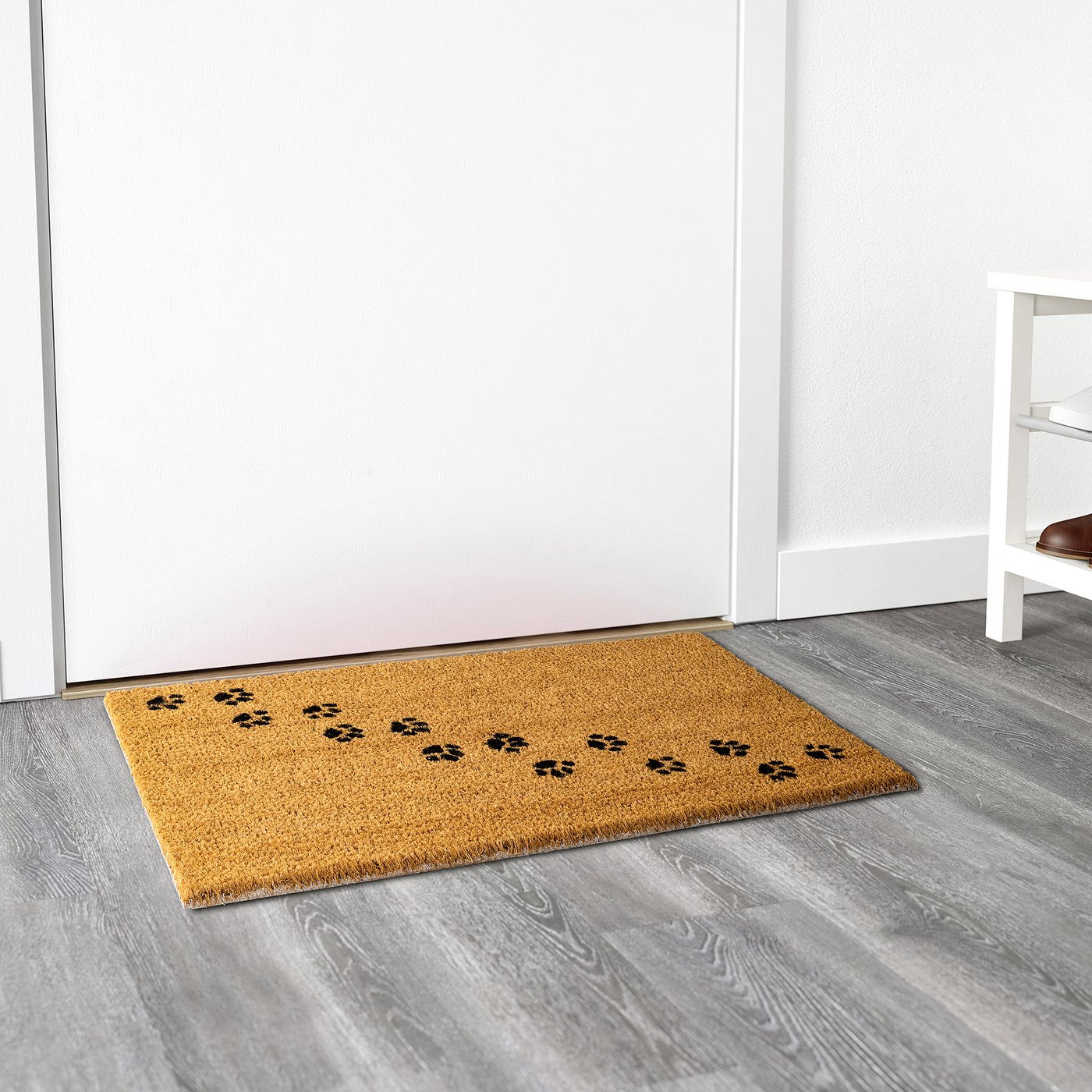 BLÅVAND Door mat, black, 1'4"x2'4" IKEA