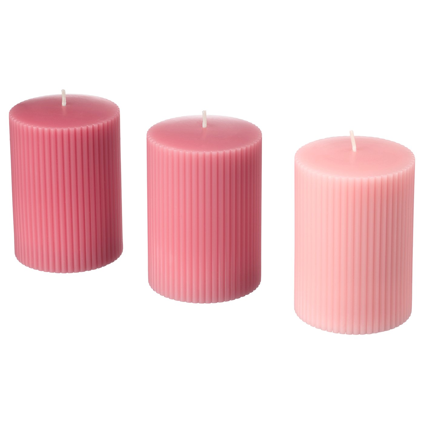 BLOMDOFT Scented block candle, Peony, pink IKEA