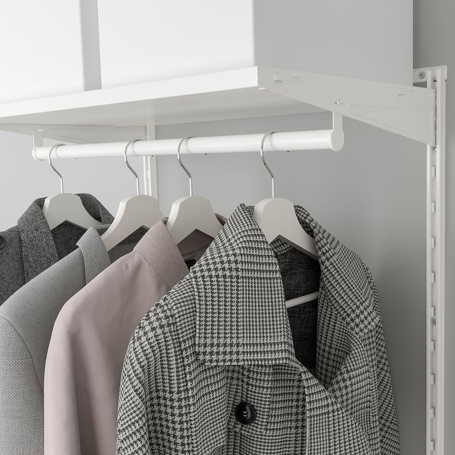 BOAXEL wardrobe combination, white, 243/8x153/4x79" IKEA