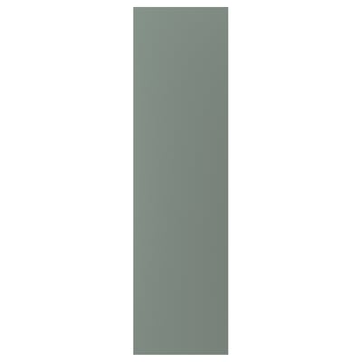 BODARP Cover panel, gray-green, 25x90 "