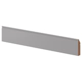 BODBYN Decorative toekick for dishwasher, gray, 26x4 "